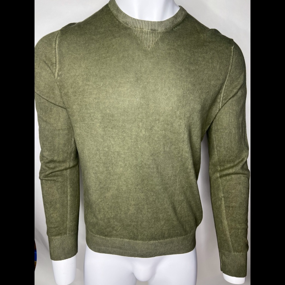 Adriano Goldschmied Cashmere Olive Green Sweater